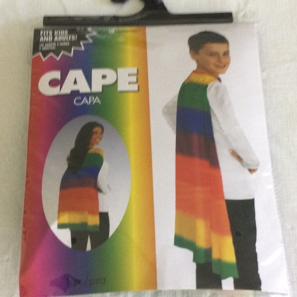 Disguise Red and Orange Costume Cape *